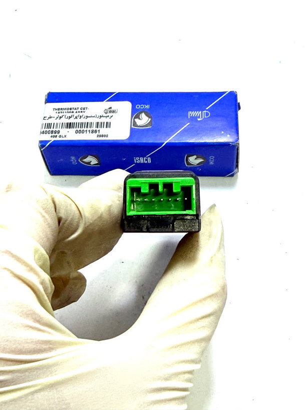 ترمیستور کولر-مستطیلی با سوکت سبز-طرح ساندن 405glx